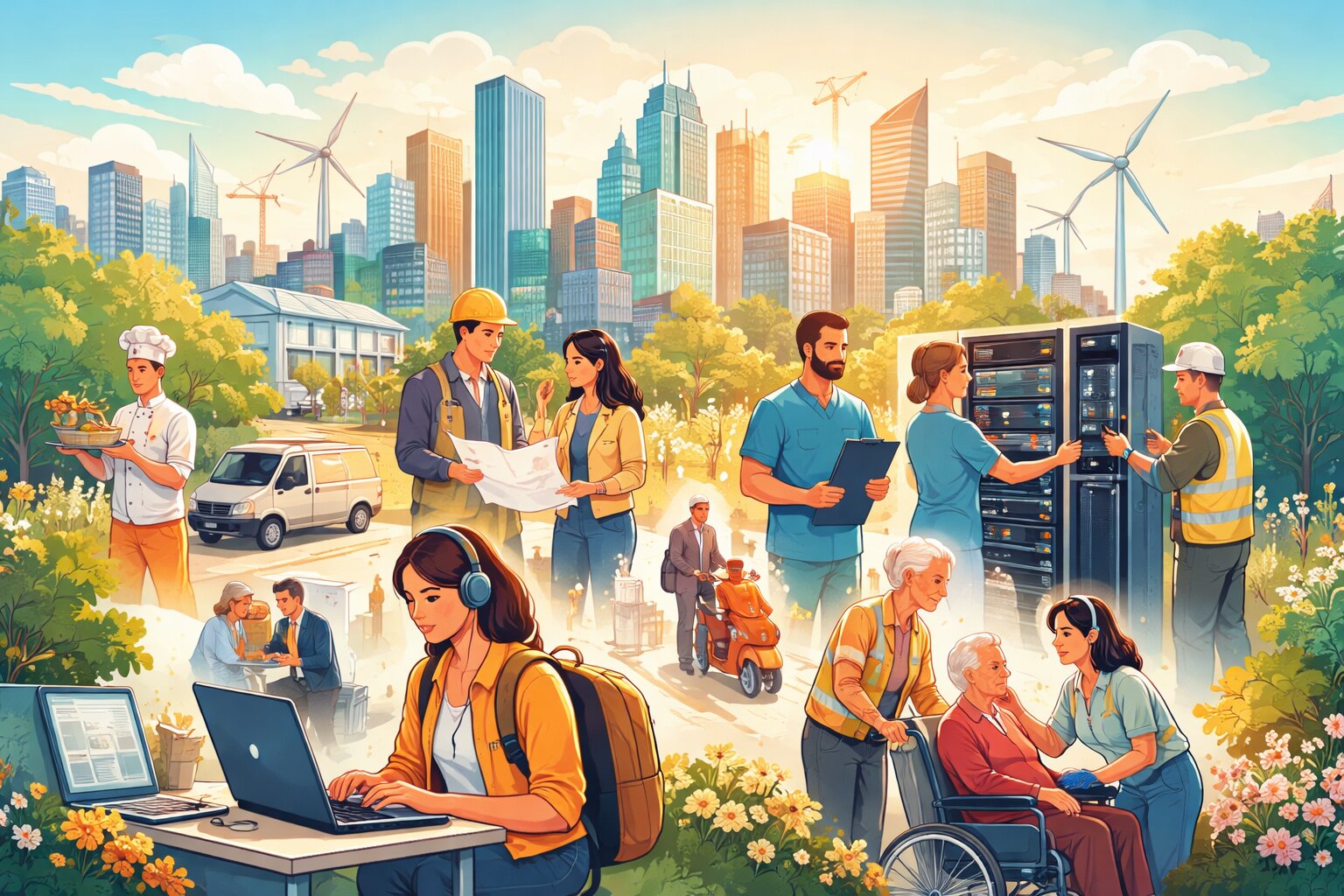 La batalla por el empleo digno ya no está en las fábricas, sino en los servicios